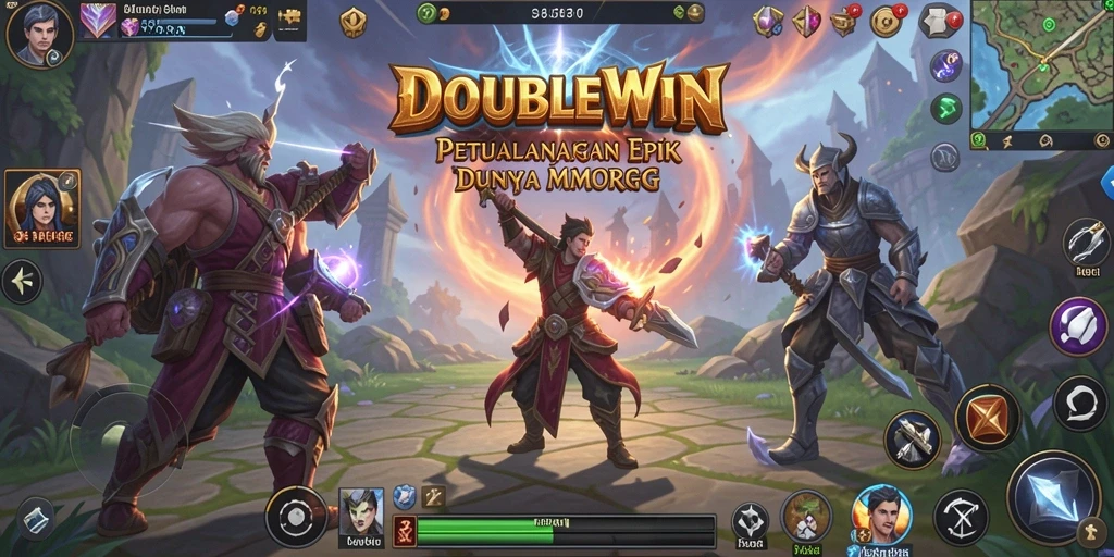 Menampilkan gameplay menakjubkan dari <strong>DOUBLEWIN</strong> dalam dunia MMORPG.