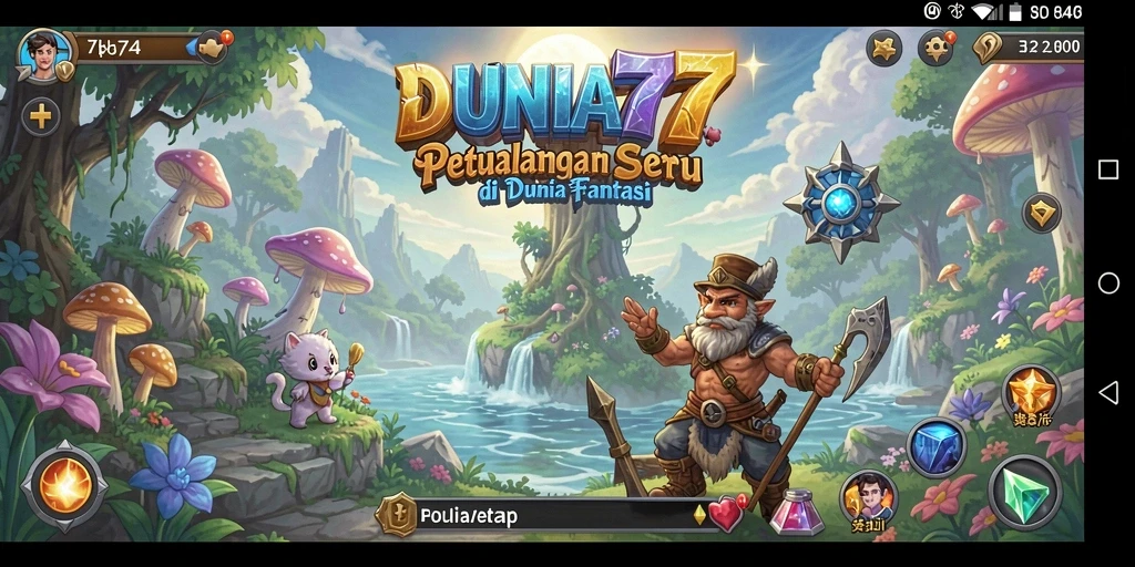 Gameplay DUNIA77 yang seru dan menantang di dunia petualangan.