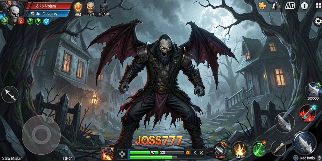 Screenshot menampilkan gameplay JOSS777 yang mencekam dan penuh ketegangan.