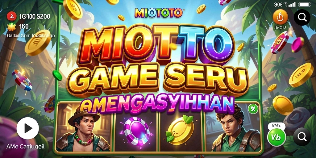 Tampilan gameplay MIOTOTO yang menarik dan penuh warna.