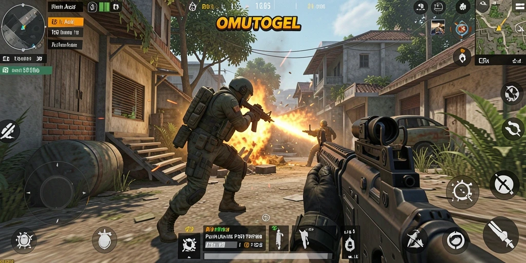 Tampilkan aksi seru dalam gameplay OMUTOGEL.
