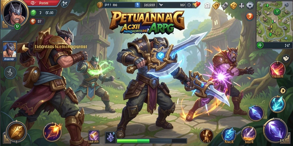 Screenshot PP7 menampilkan aksi pertarungan yang mendebarkan di dunia ARPG.